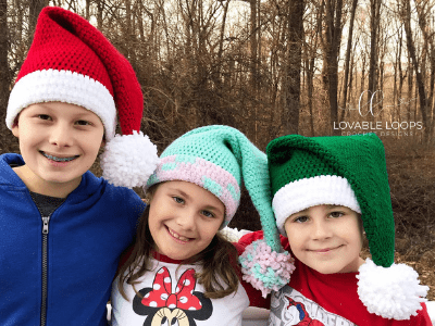 crochet santa hat pattern