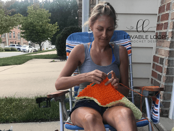 crochet fall owl c2c blanket pattern