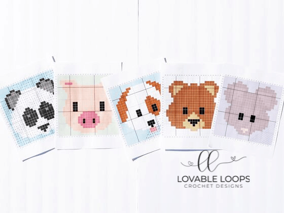 crochet emojis c2c graph