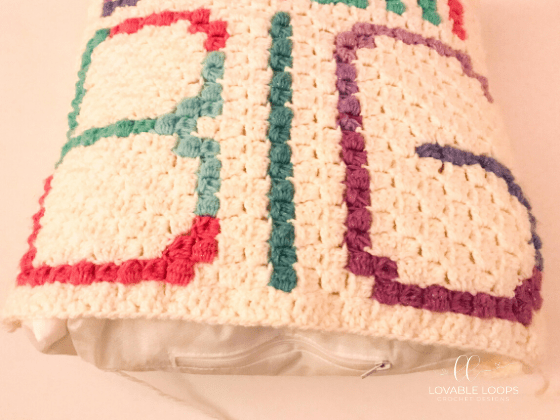 crochet c2c dream big pillow pattern free