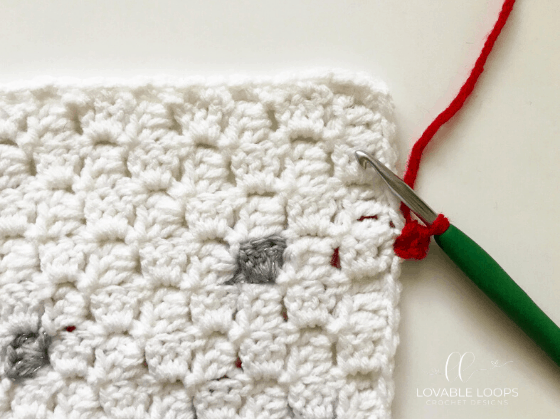 crochet christmas blanket free pattern