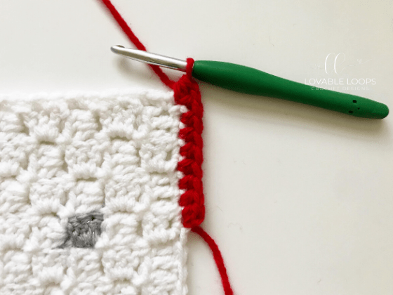 crochet christmas blanket free pattern