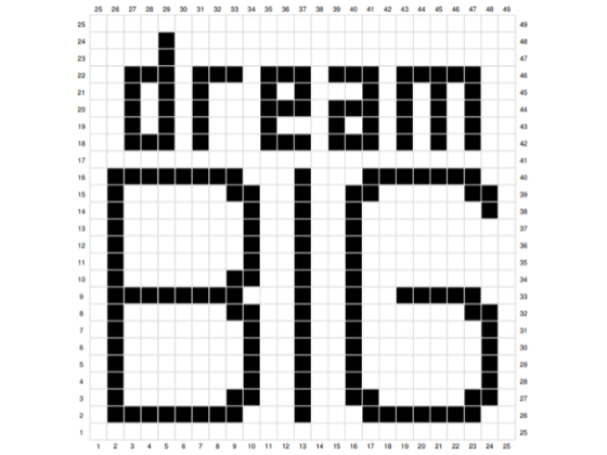 crochet c2c dream big pillow pattern free