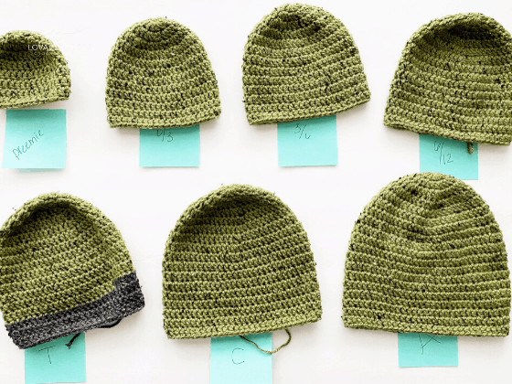 double crochet beanie hat free pattern