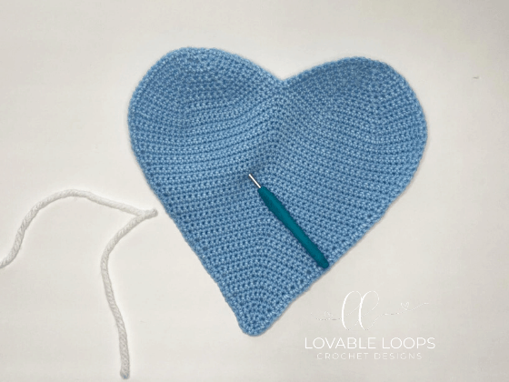 crochet heart pillow free pattern