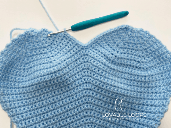 crochet heart pillow free pattern