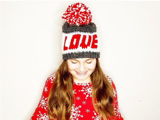 timeless slouch boho love beanie hat free crochet pattern