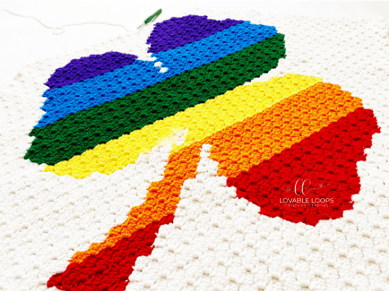 shamrock blanket free crochet pattern