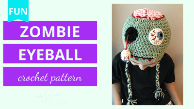 zombie eyeball crochet pattern tutorial