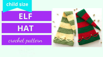elf hat crochet pattern tutorial