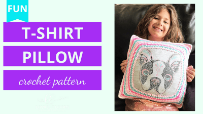 t shirt pillow crochet pattern tutorial