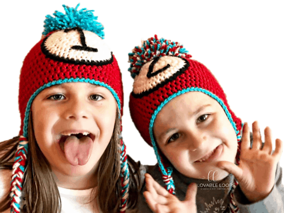 dr seuss thing 1 and thing 2 hats crochet pattern free