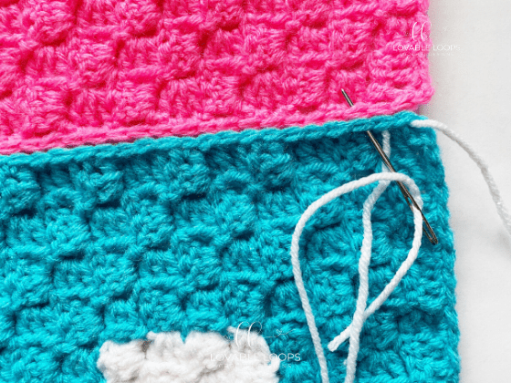 Paw Print Blanket c2c Crochet Pattern Free