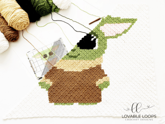 Baby Yoda Blanket Crochet Pattern