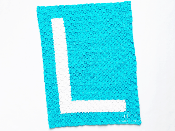 Paw Print Blanket c2c Crochet Pattern Free