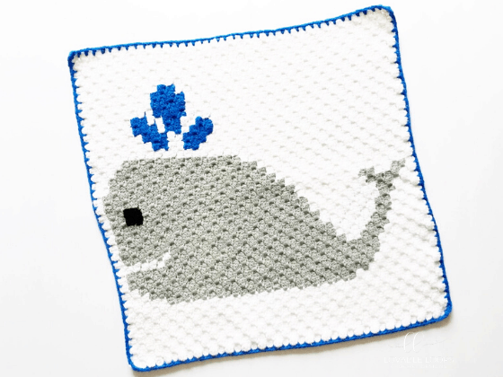 whale graph c2c crochet pattern free and easy
