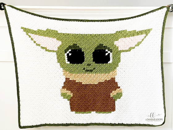 Baby Yoda Blanket Crochet Pattern