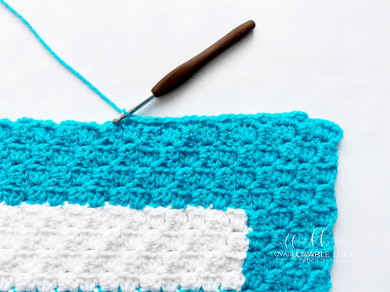 Paw Print Blanket c2c Crochet Pattern Free