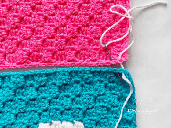 Paw Print Blanket c2c Crochet Pattern Free