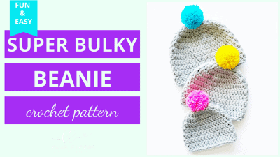 super bulky crochet hat pattern tutorial