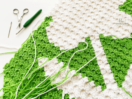 four seasons winter spring summer fall c2c blanket free crochet pattern