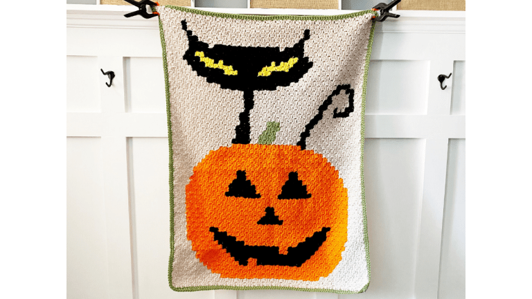 halloween blanket free crochet pattern