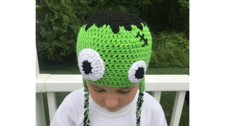frankenstein hat crochet pattern