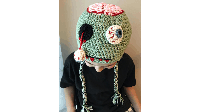 zombie hat crochet pattern