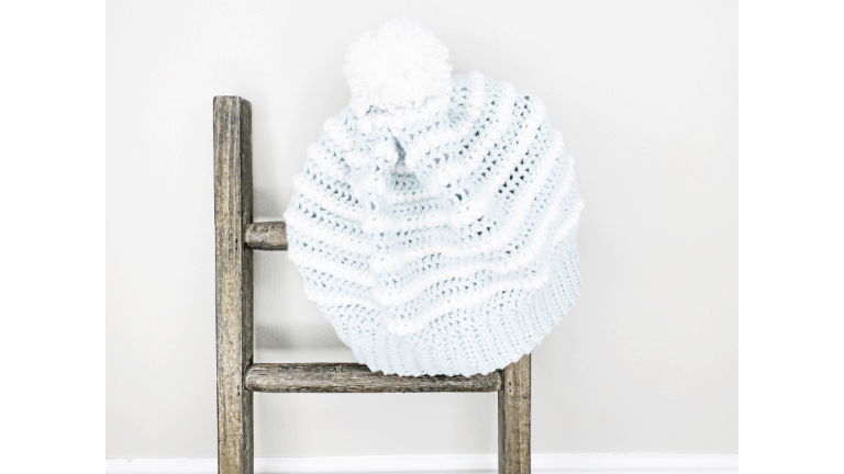 nordic ice beanie free crochet pattern