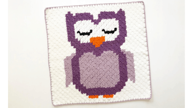 owl c2c crochet pattern