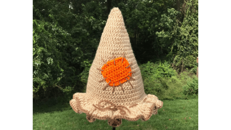 scarecrow hat crochet pattern