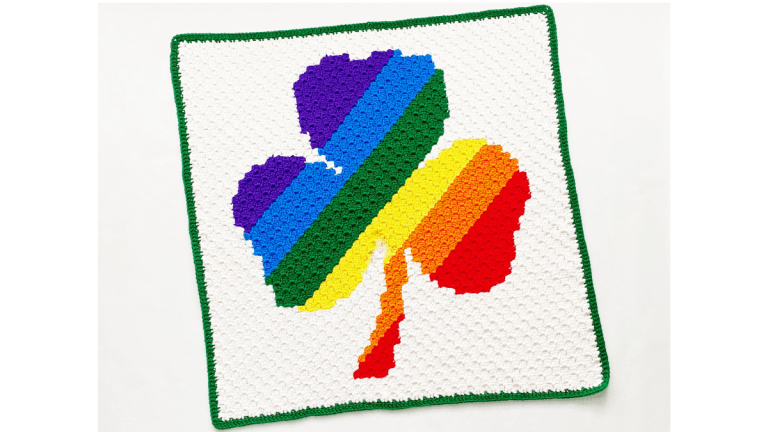 shamrock blanket crochet pattern