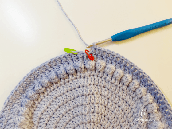 bobble stitch beanie crochet pattern