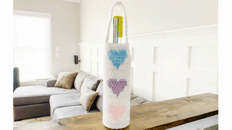Heart Wine Bottle Bag