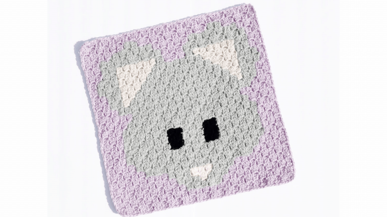Mouse Emoji c2c Square