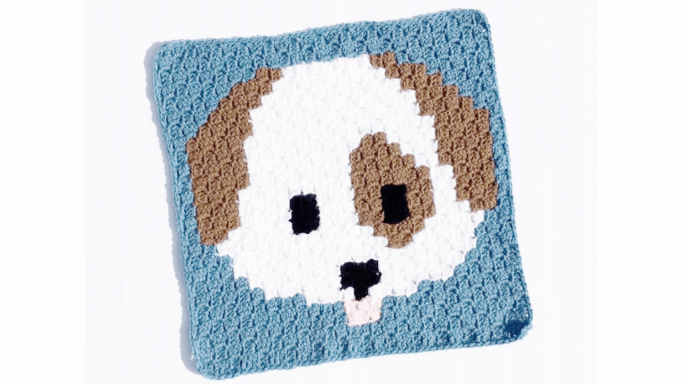 Dog Emoji c2c Square
