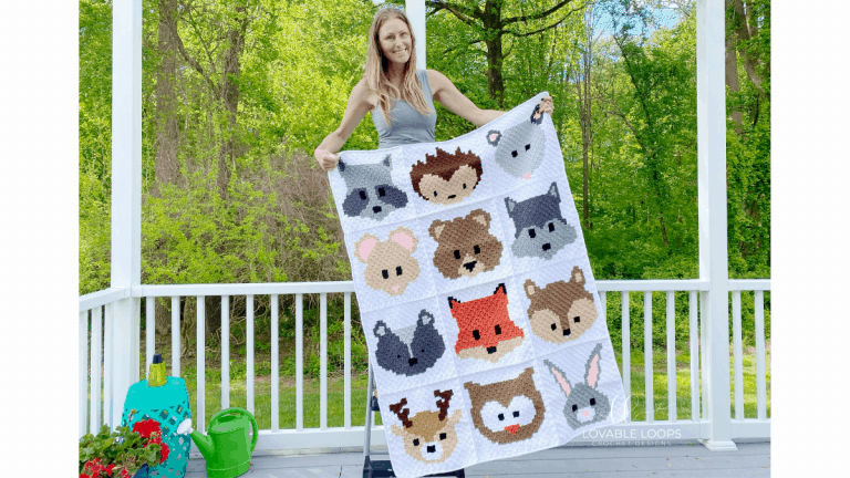 Woodland Animals Blanket