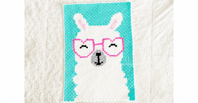 c2c Llama Heart Glasses